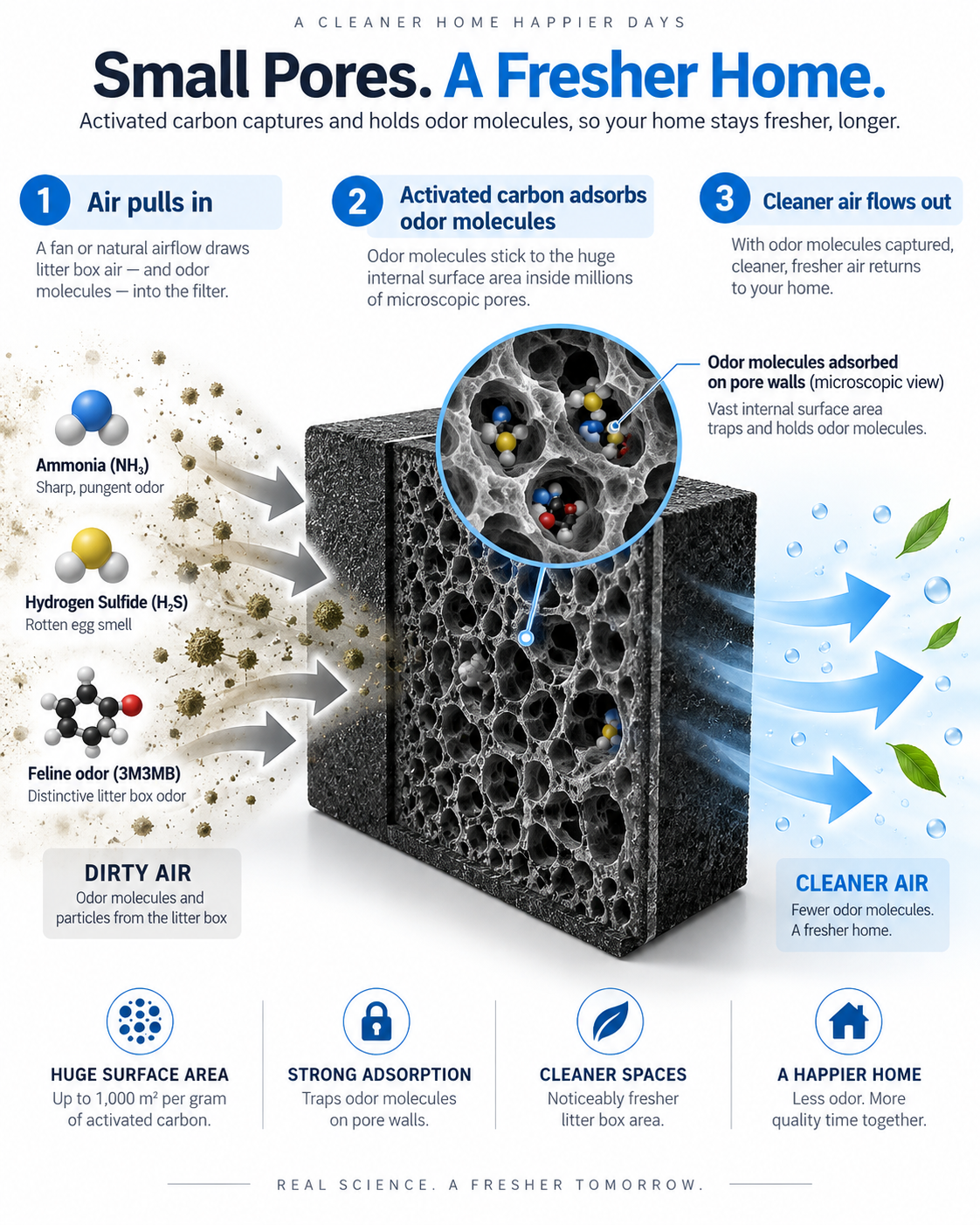 A closer look at how activated carbon works